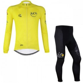 Tenue Cycliste Manches Longues et Collant Long 2018 Tour De France N002